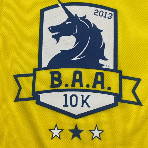 Adidas 2013 Boston Marathon 10K Top Shirt Mens Medium Running Gym Training - Picture 4 of 9